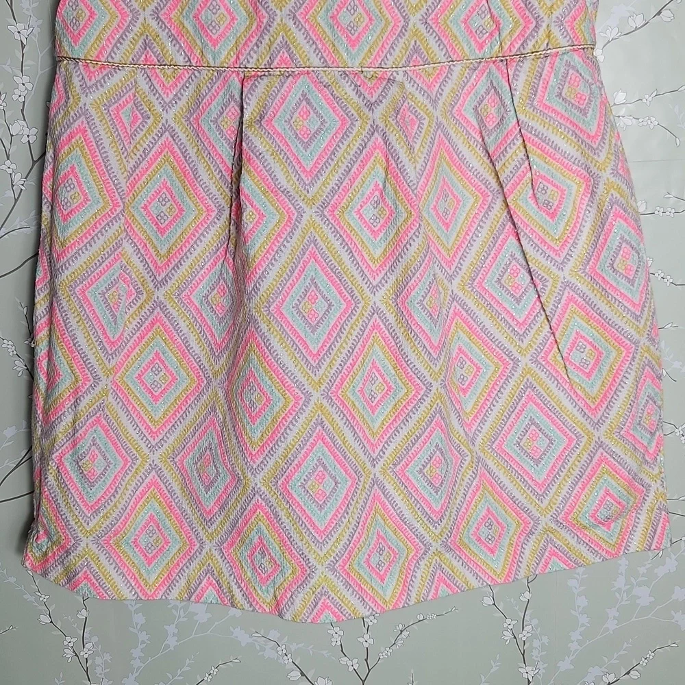 Genuine Kids By OshKosh Geometric Patterned Girl's Dress Size 5T